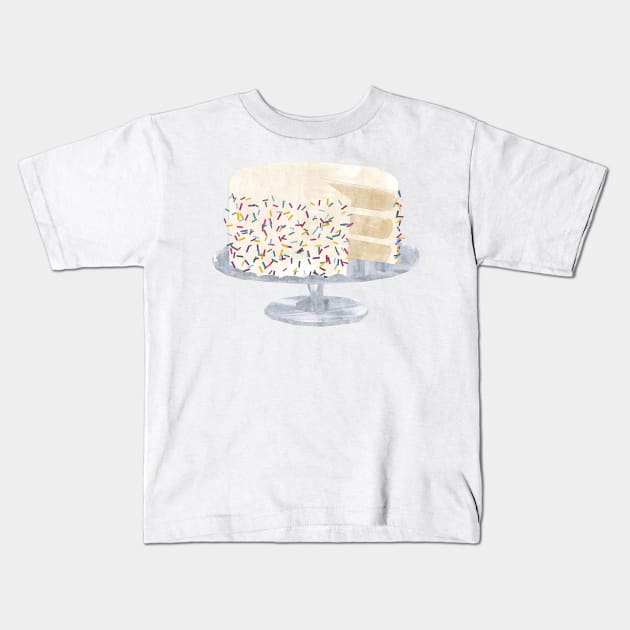 Cake Kids T-Shirt by Babban Gaelg